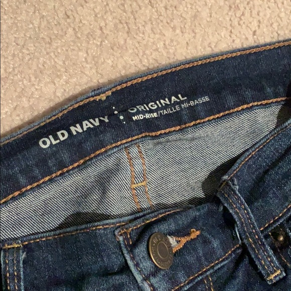 Old Navy mid rise original stretch jeans 0 - Picture 2 of 3